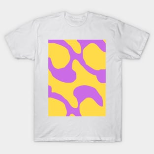 Abstract pattern purple swirl T-Shirt